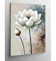 Kanvas Tablo Lotus Çiçeği ve Saflık Simgesi
