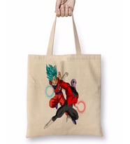 Goku Ve Jiren Bez Çanta Uzun Saplı