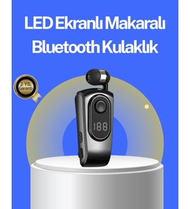 Dijital Ekranlı Bluetooth Kulaklık – Titreşimli Bildirim, 25 Saat Kullanım
