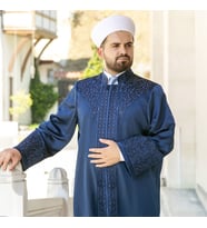 Lüks Fergani İmam Cübbesi Lacivert