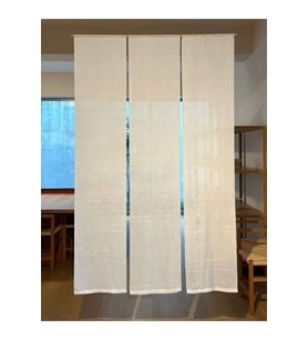 Beyaz Japon Perde Set 3'lü 120x180 cm