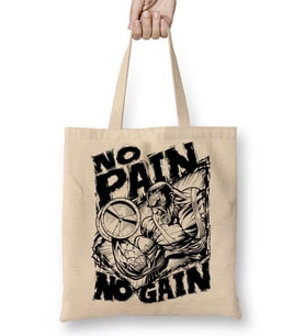 No Pain No Gain Bez Çanta Uzun Saplı