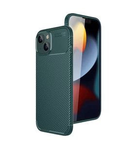 İphone 15 Auto Focus Karbon Kapak - Yeşil