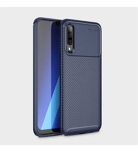 Samsung Galaxy A30S  Kılıf Esnek Soft Karbon Tasarım Legion Serisi (Lacivert)