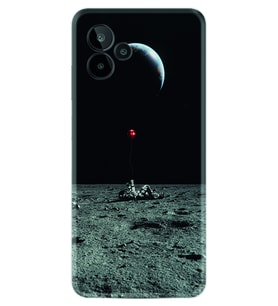General Mobile GM 24 Pro Kılıf Silikon Desen Özel Seri Astronoot Red Baloon 1608