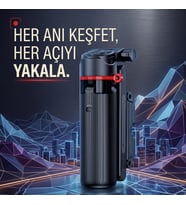 Katlanabilir Vlog Standı - 360° Dönebilen Alüminyum Çekim Aksesuarı