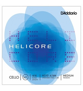 D'Addario H510M Helicore Çello Tel Seti (4/4)  Çok Lifli Profesyonel Çelik Çekirdek Sıcak ve Net Ses Aralığı ile Üstün Çalınabilirlik