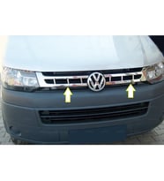 VW T5 Caravelle Krom Ön Panjur 2 prç. 2010-2015 P. Çelik
