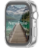 [Huawei Watch Fit 3 ile Uyumlu] Fit 3 için Ekran Koruyucu Kırılmaz Cam ve Tam Kaplayan Watch Kasa Koruyucu Kılıf Yüksek Hassasiyetli Tam Kaplayan Kılıf Huawei Watch Fit 3 ile Uyumlu (Şeffaf)