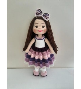 Gökkuşağı Bebek Amigurumi Organik Oyuncak