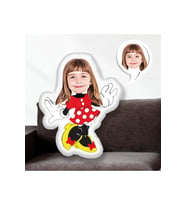 Kişiye Özel Fotoğraflı Minnie Mouse Yastık 115272 30 cm
