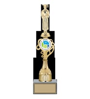 ODAK KUPA - Figürlü Kupalar - Mezuniyet Erkek Figürlü Kupalar FG-033 C - 37 cm