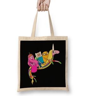 Adventure Time Jake And Finn Bez Çanta Uzun Saplı
