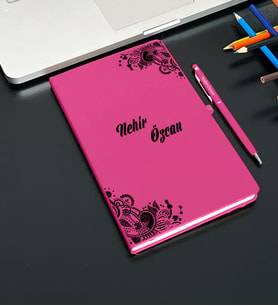 Kişiye Özel Deri Tasarım Defter TS30
