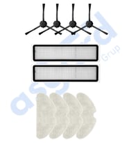 Dreame D10S, D10S PRO, D9 MAX GEN2 Uyumlu 4 Yan Fırça 2 Filtre 4 Mop PKT-iasgf0000230