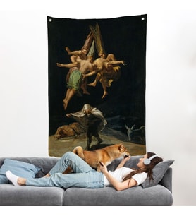 Francisco Goya - Witches Flight Cadıların Uçusu Duvar Örtüsü-7794