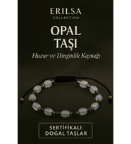 Sertifikalı Doğal Opal Taşı Bileklik – Huzur ve Dinginlik Kaynağı (Çok Renkli)