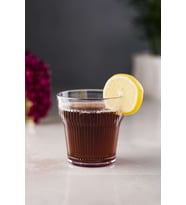 Akrilik Şeffaf Tekli Kısa Bardak & Su Meşrubat Kahve Yanı Bardağı 300 ml ( Cam Değildir )