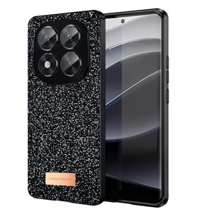 Note 14 5G Bright Simli Kapak - Siyah