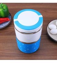 Yemek Termosu 2li Tutacaklı Sefer Tası - Hiper 2 Katlı Yemek Termos