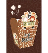 Safari Pastel Popcorn Kutusu (mısır) 8'li