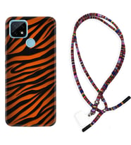 Realme C11 C21 C21Y C25Y C11 2021 Kılıf Boyun Asklı Rasta Silikon Leopar Yeni 1676
