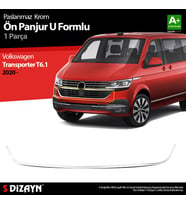 VW Transporter T6.1 Krom U Formlu Ön Panjur Çıtası 2020 Üzeri