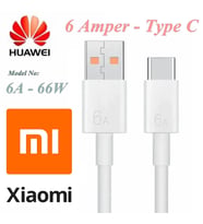 6A Hızlı şarj Kablosu Type-C Huawei Xioami Redmi Uyumlu