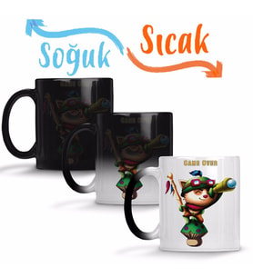 Teemo Lol Sihirli Kupa Bardak Porselen