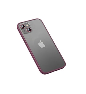 Apple iPhone 13 Uyumlu Kılıf Zore Retro Kapak (Koyu Mor)
