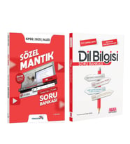 Türkçecim TV KPSS DGS ALES Sözel Mantık ve AKM Dil Bilgisi Soru Bankası Seti 2 Kitap