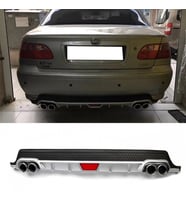 Fiat Albea Gri Difüzör Difizör Yuvarlak Egzoz Görünüm Kulaklı Tip