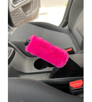 Yumuşak Peluş El Freni Süsü Fuşya Pembe