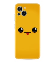Reeder S23 Max Pro Kılıf Resimli Desenli Silikon Platinium Series Yellow Sweet 1817