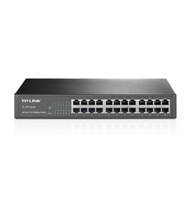 TP-LINK TL-SF1024D 24 PORT 10/100 METAL KASA RACKMOUNT SWITCH