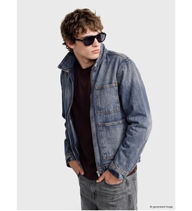 LC WAIKIKI İndigo Regular Fit Erkek Jean Ceket