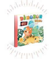 Kids Babies 3 Boyutlu, Hareketli Kitaplar "Dinazor Dino''Pop-up Kitap