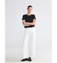 LCW EVERYDAY Ekru Beli Lastikli Soft Touch Kadın Eşofman Altı