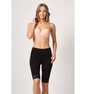 Amora Secret Siyah Mı Emay 3004 Soft Uzun Paça Dantel Boxer