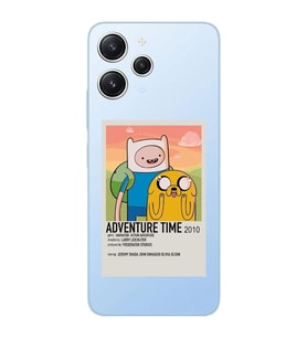 Xiaomi Redmi 12 Uyumlu Uyumlu Adventure Time Tasarımlı Şeffaf Telefon Kılıfı