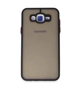 Samsung Galaxy J7 Kılıf Montreal Silikon Kapak - Siyah