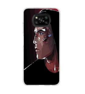 Poco X3 PRO / X3 NFC Uyumlu Punisher Tasarımlı Şeffaf Telefon Kılıfı
