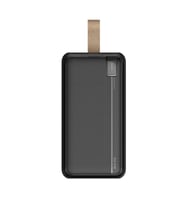 POWERBANK HIZLI ŞARJ LED IŞIK ŞARJ GÖSTERGELİ  30000 MAH PB-610 (Siyah)
