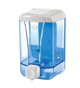 Palex Sıvı Sabun Dispenseri 1000 CC Şeffaf Mavi-3430-1