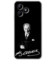 Realme C53 Kılıf HD Desen Baskılı Kılıf - Atatürk İmza