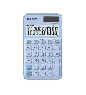 CASIO SL-310UC-LB-N-DC 10 HANE CEP TİPİ HESAP MAKİNESİ - AÇIK MAVİ