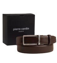 Pierre Cardin Deri Otomatik Tokalı Kemer (En 3,5 cm) PC-OTM01 (Kahverengi)