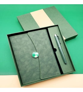 Promosyon Defter Kalem Seti Yeşil Renk