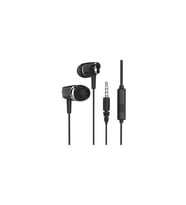 Syrox K17 3.5mm AUX 1.20mt Kablolu Mikrofonlu Kulakiçi Kulaklık - Siyah