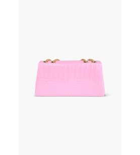 Pembe Desenli Çapraz Askılı Ve Omuz Çantası Lotus